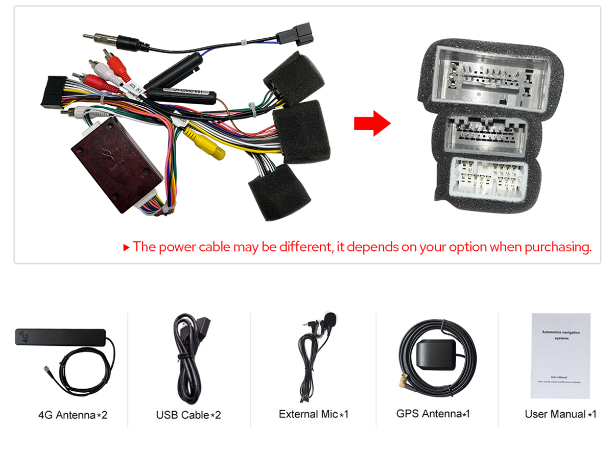  plug and play Honda CRV radio system 